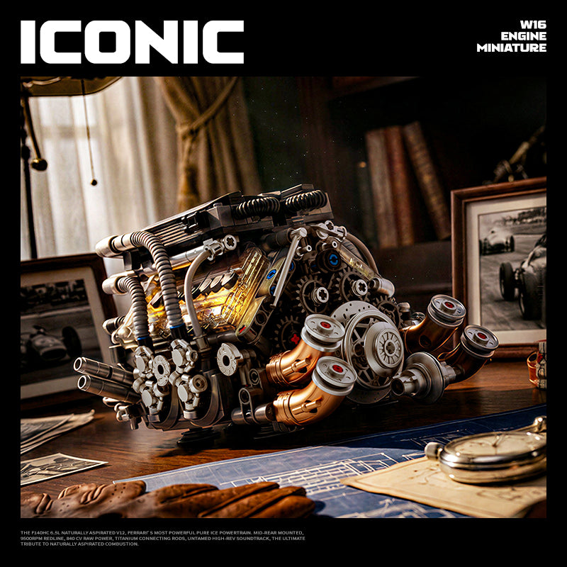 Forge Quad-Turbo W16 Engine