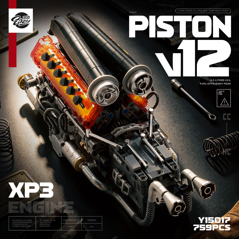 Forge Rosso V12 Engine
