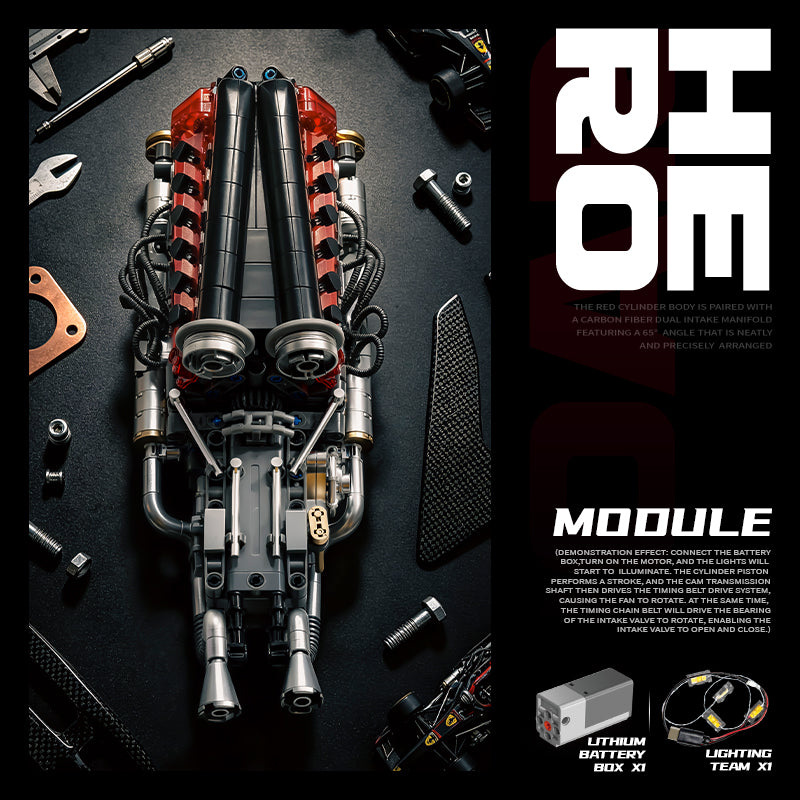 Forge Rosso V12 Engine