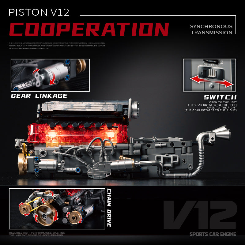 Forge Rosso V12 Engine
