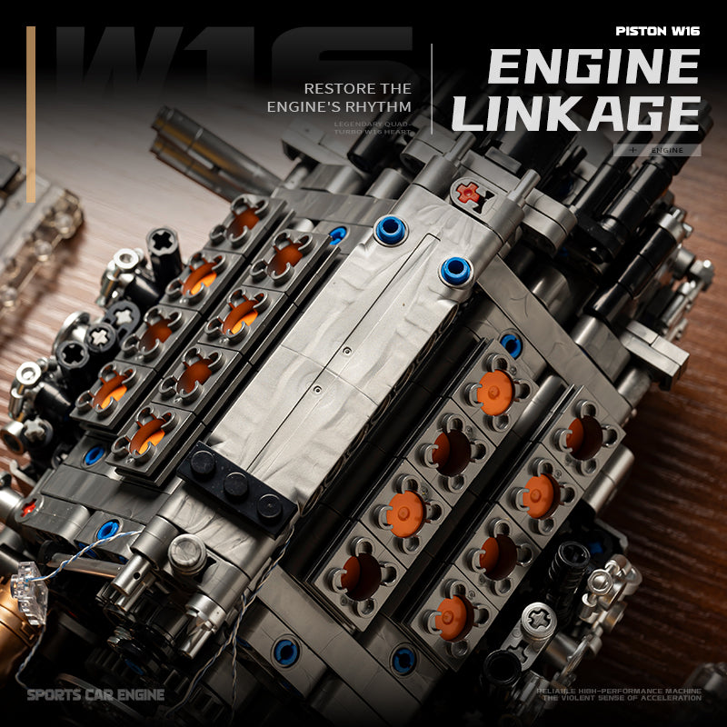 Forge Quad-Turbo W16 Engine