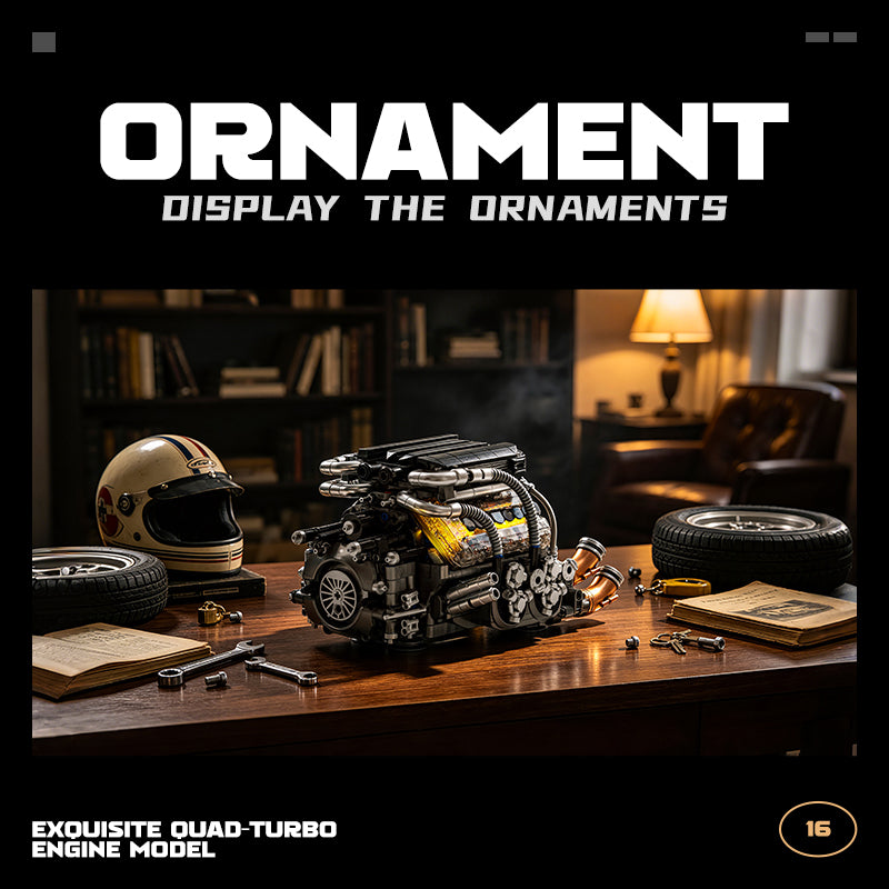Forge Quad-Turbo W16 Engine